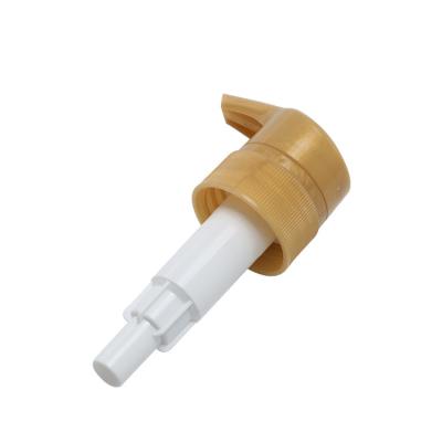 China White Smooth Plastic Pump Head 0.5cc Cosmetic Spray Nozzle With Full Cap for sale