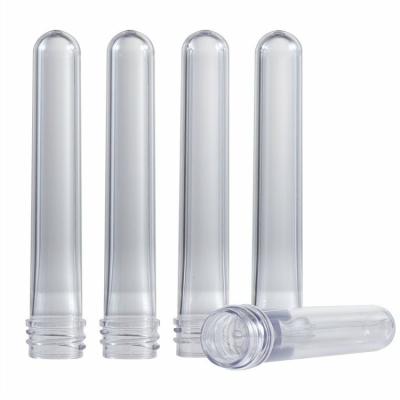 China 28mm 30mm 38mm Plastic PET Preforms For Blowing Beverage/Water Bottles Pet Preforms Manufacturers for sale