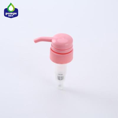 China OEM ODM Lotion Dispenser Pump Plastic PP Ribbed Screw Cover Lotion Transfer Non Spill for sale