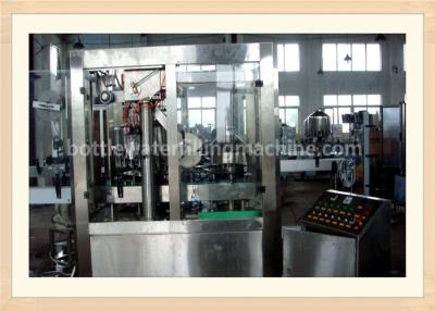 China Milk Beverage Automatic Bottle Filling Machine / Aluminum Foil Sealing Machine for sale