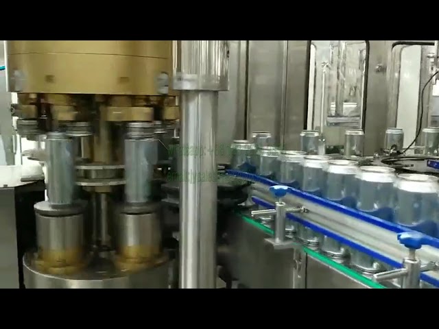 CAN carboanted soft drink filling capping machine
