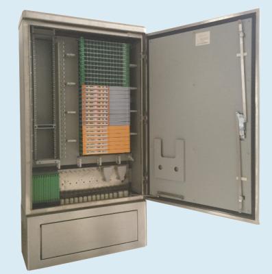 China D Type Ip65 Fiber Optic Cross Connect Cabinet 144 Core - 576 Core for sale