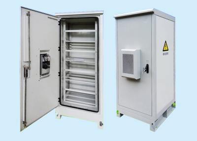 China 2.0mm Galvanized Steel Fiber Optic Outdoor Battery Cabinet For Communication for sale