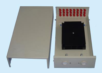 China GP110 Type Fiber Optic Cable Junction Box Wall Mounted Or Rack Mounted With Cold Rolled Steel for sale