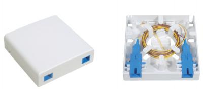 China Wall-Mounted Two Port Fibre Broadband Faceplate Gfs-2c 115*86*23mm 2pcs Sc/Lc for sale