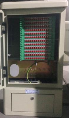 China 96 Cores Cross Fiber Optic Cabinet Isolation Resistance ＞2×104MΩ / 500V DC for sale