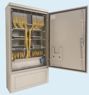 China Direct Splice Unit Cross Connect Cabinet 288 Cores 1480*750*300 for sale