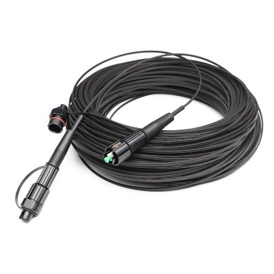 China 5,0 com redondos do cabo/sem cabo de remendo compatível ótico impermeável da fibra ótica do conector de FPR mini SC/APC HUAWEI à venda