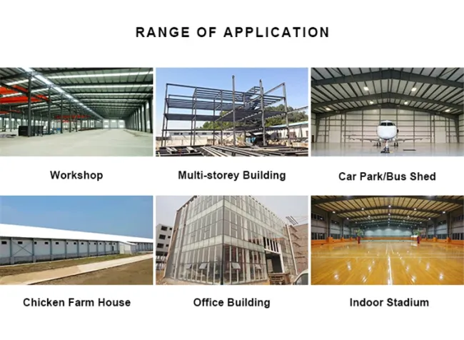 Customized Pre-Engineerd Prefabricated Steel Structure Building Warehouse/Workshop for Industrial Construction