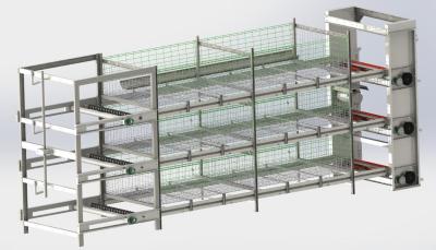 China Steel Frame Egg Layer Chicken Cage OEM Chicken Laying Eggs Cage for sale