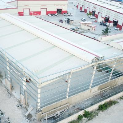 China Construcción prefabricada de acero ligero Edificio de almacén Desmontable Impermeable en venta