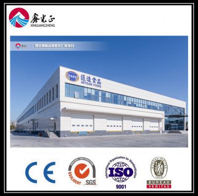 China BV Estructura de acero resistente a los terremotos Taller de ventanas de aluminio en venta