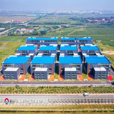 China Construcción de edificios residenciales de metal para garajes estructura de acero para industriales en venta