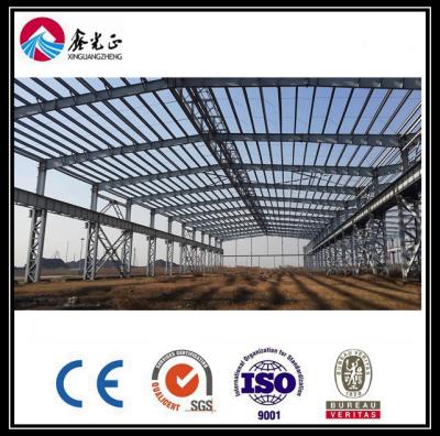 China PVC-ruit Structural Steel Hanger Prefabricated Steel Structure Warehouse Te koop