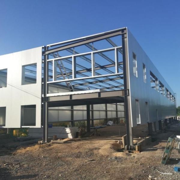 Quality Q355B Steel Frame Multi Story Steel Structure Office Building for sale