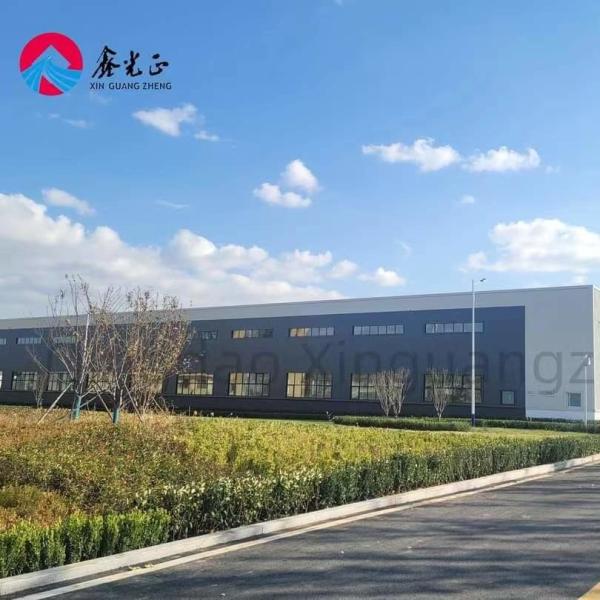 Quality PVC Window Prefab Warehouse Building Welded Steel Structure Warehouse OEM for sale