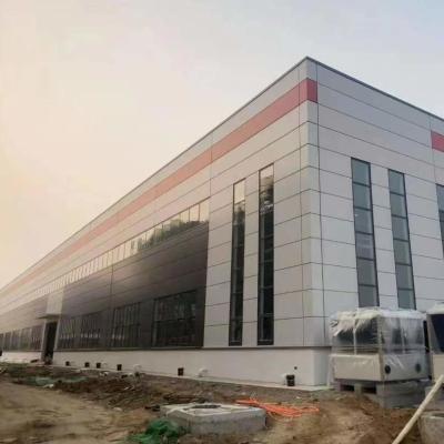 China Customized  Hot Galvanized Prefab Steel Structure Workshop Construction for sale