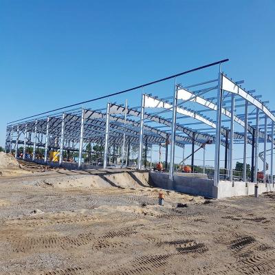 China CE Steel Structure Building Welded H Section Steel Structure Hangar for sale
