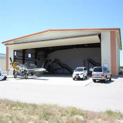 China Q235B Structural Steel Hanger Fire Resistance Prefabricated Hangars for sale