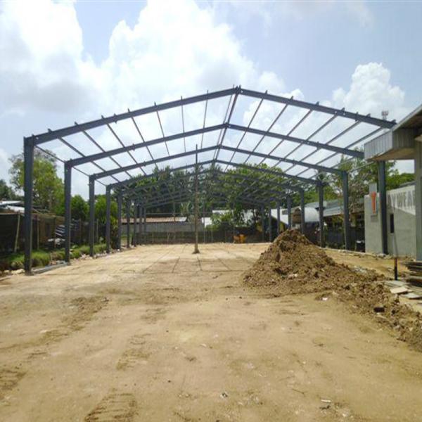 Quality Resist Wind Prefabricated Steel House OEM Metal Frame Buildings for sale