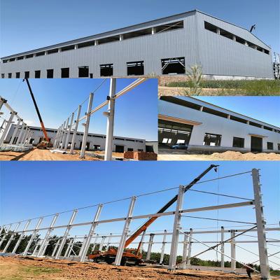 China Q235 Steel Structure Building Anti Rust Paint Prefabricated Metal Frame for sale