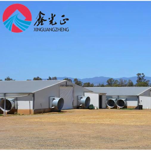 Quality Prefabricated Livestock Farm House H Section Steel PVC Insulation for sale