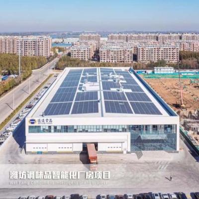 China Edifícios de oficinas de aço resistentes ao vento Edifícios de estruturas de aço leve à venda