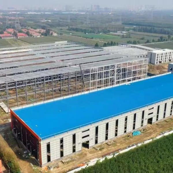 Quality Corrosion Resistant Prefab Metal Warehouse Building OEM With Portal Frame for sale