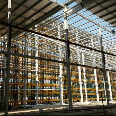 China Vorgefertigte Stahlkonstruktionsfabrik für Industrieanlagen Vorkonstruktionsvorhaben für Lager zu verkaufen