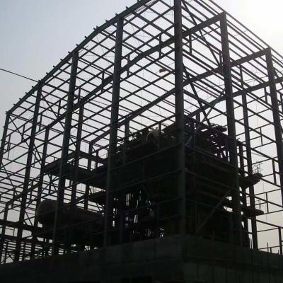 China Vorgefertigte Stahlkonstruktion Halle Baugebäude für Lager/Werkstatt zu verkaufen
