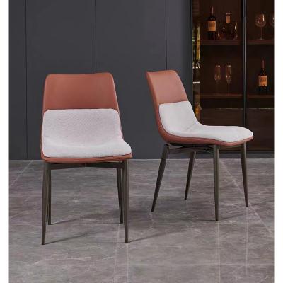 China Contemporary  Cloth Dining Chairs , Modern Fabric Dining Chairs 470mm Width for sale