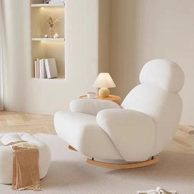 China Snuggle Sense Nordic Lazy Sofa Stoel, Wol Leisure Fluwelen fauteuil Te koop