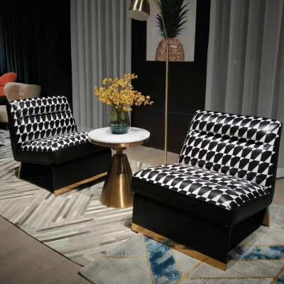 China Diamond Scape Pattern Leisure Sofa Chair à venda