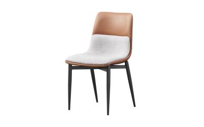 China ISO PU tecido base de metal mesa de jantar e cadeira conjuntos resistentes à ferrugem à venda