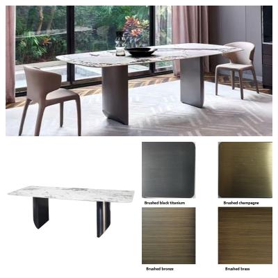 Κίνα Large Rectangle Marble Top 12 Person Dining Table Luxury Dining Room Table Furniture προς πώληση