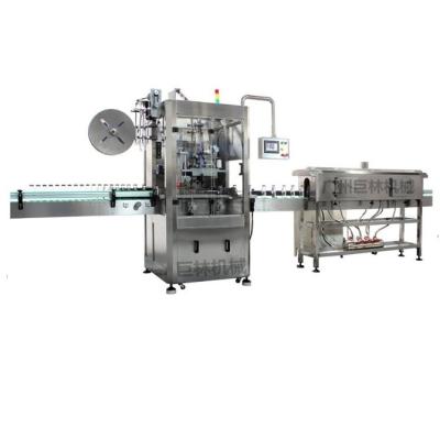 China Labeling And Automatic Shrinking Machine For Glass And Plastic Bottles for sale