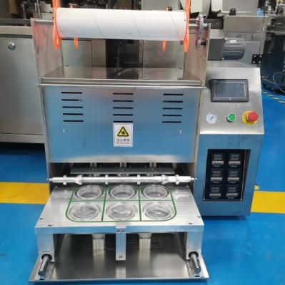 China Large Cup Sealing Machine Facial Mask Jelly Sealing Machine Square Box Cup for sale