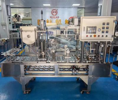China Supply Of Fully Automatic Cup Filling And Sealing Machine For Jelly Yogurt for sale