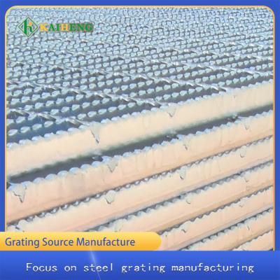 China Toothed Steel Grating Plate Customized Anti-Skid Grating Customized Hot-Dip Galvanizing for sale