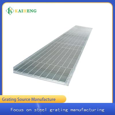 China Heavy Steel Plate Grating Galvanis Silver for sale