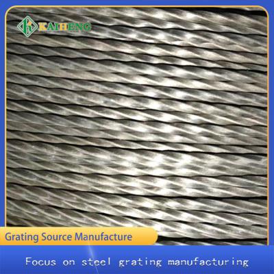 China Twisted Square Iron Wire Products 4mm For Steel Grid Plate Processing for sale