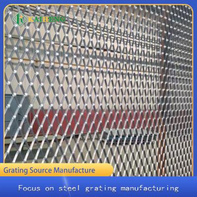 中国 304ステンレス鋼の壁の装飾的な金網の斜方形アルミニウム ドア・カーテン 販売のため