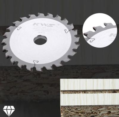 China Conical Scoring PCD Circular Saw Blades / Wood Circular Cutting Disc for sale
