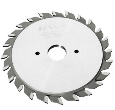 China 70-120mm TCT Adjustable Scoring Saw Blade For Laminated Panels 5 Inch Wood Cutter Blade Price for sale