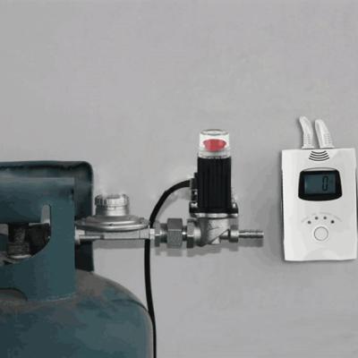 China HD1100 Cylinder gas sensor for lpg leakage with shutoff valve DN15 for sale