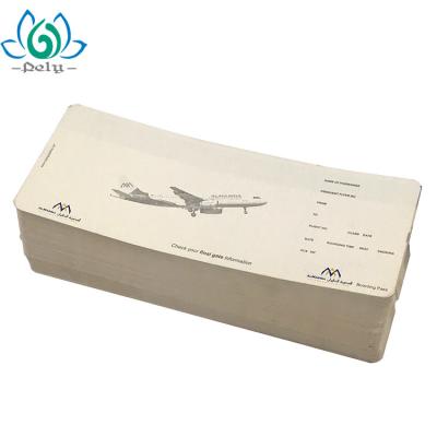 China Termal de papel del boleto del documento de embarque de la línea aérea de la auto-comprobación en venta