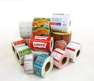 China Etiquetas engomadas en blanco al por menor del precio de las etiquetas de estante del supermercado CMYK en venta