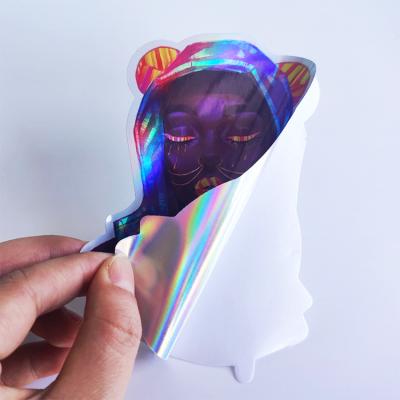 China Etiquetas holográficas do selo da calcadeira do vinil à venda