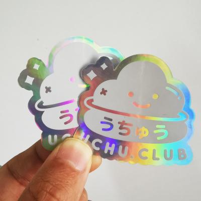 China Holographic Vinyl Tamper Seal Stickers for sale