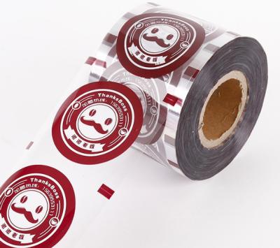 China Costum Printed Cup Sealing Film For Jelly Pakaging In Retail Shop for sale